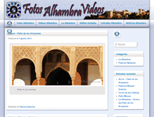 Tablet Screenshot of fotosalhambravideos.com